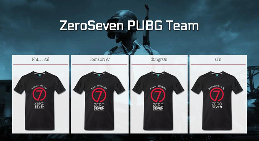 ZeroSeven PUBG Team Gera